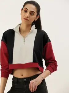FOREVER 21 Colourblocked Boxy Crop Top