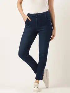 FOREVER 21 Women Mid-Rise Mom Fit Ankle Length Jeans