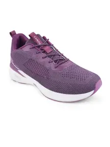Campus Women Purple Mesh Running Non-Marking Shoes