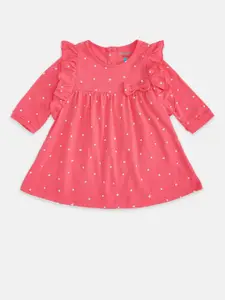 Pantaloons Baby Pink A-Line Dress