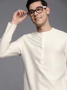 Manyavar Men Beige Kurta