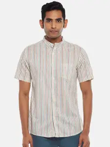 BYFORD by Pantaloons Men Multicoloured Striped Casual Shirt