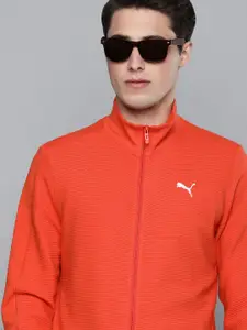 Puma Men Red Outdoor Ottoman Slim Fit Sporty Jacket