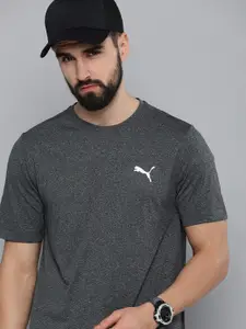 Puma Men Charcoal Grey dryCELL Running T-shirt