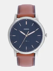 Fossil Men Blue Analogue Watch FS5304I