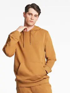 LINDBERGH Men Tan Hooded Sweatshirt