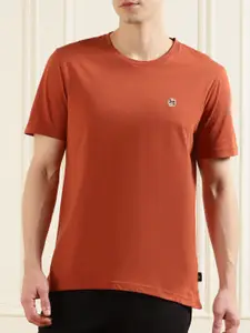 Ted Baker Men Red Pure Cotton T-shirt
