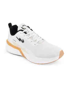 Campus Men White Mesh Running Non-Marking Shoes