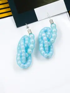 Bellofox Women Blue Quirky Drop Earrings