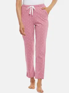 Dreamz by Pantaloons Women Pink Printed Lounge Pants