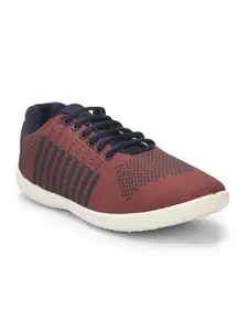 Liberty Men Red Running Non-Marking Shoes
