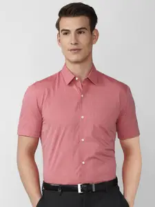 Peter England Men Pink Slim Fit Casual Shirt