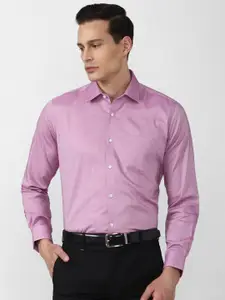 Van Heusen Men Pink Solid Formal Shirt
