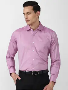 Van Heusen Durapress Men Pink Wrinkle Resistant & Easy Care Formal Shirt