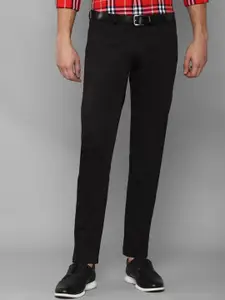 Allen Solly Men Black Slim Fit Trousers
