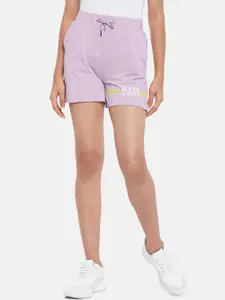 Coolsters by Pantaloons Girls Lavender Cotton Sports Shorts