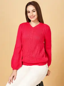 Honey by Pantaloons Women Pink Pullover