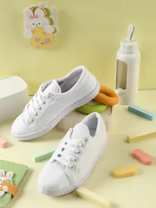 Liberty Prefect kids White Lacing School Shoes