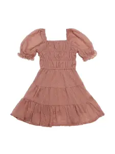 NYNSH Pink Solid Dress