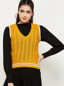 max Women Mustard Pullover