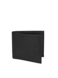 Ted Baker Men Black Leather Two Fold Wallet