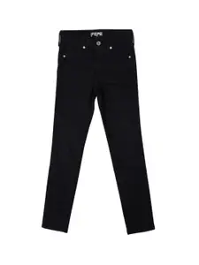 Pepe Jeans Girls Black Skinny Fit High-Rise Jeans