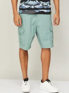 Fame Forever by Lifestyle Men Green Regular Fit Cargo Shorts