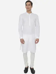 Modi Kurta Men White Cotton Kurtas