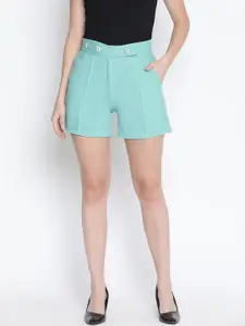 DRAAX Fashions Women Green Shorts