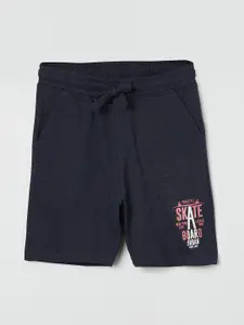 Fame Forever by Lifestyle Boys Navy Blue Regular Shorts