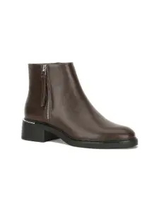Bata Women Brown Solid Casual Boots
