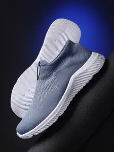 ASIAN Men Blue Mesh Running Non-Marking Shoes