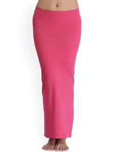 Clovia Pink Side Slit Saree Shapewear SW0023P14
