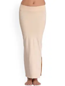 Clovia Nude-Coloured Side Slit Saree Shapewear SW0023P24