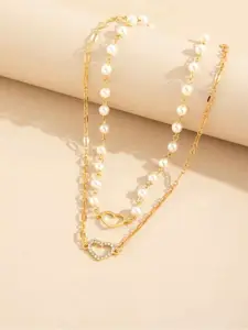 OOMPH Gold-Toned Layered Necklace