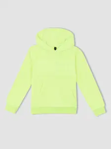 DeFacto Boys Yellow Hooded Sweatshirt