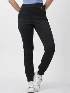 Llak Jeans Women Black Stretchable Jogger Jeans