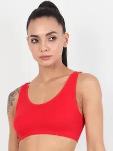 XOXO Design Women Red Workout Bra