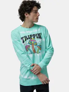 The Souled Store Men TSS Originals Trippin Printed Cotton Sweatshirt