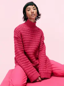 H&M Women Oversized turtleneck jumper