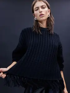 H&M Women Striped Pullover Sweater