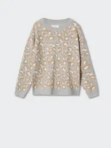 Mango Kids Girls Animal Sustainable Pullover