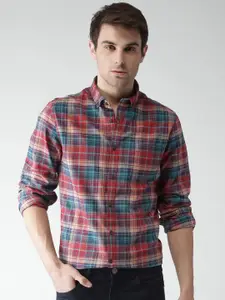 Mast & Harbour Men Checked Casual Shirt