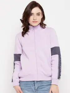 Madame Women Purple Sweatshirt
