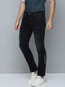 Levis Men Black Slim Fit Mid Rise Light Fade Stretchable Jeans