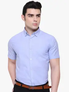 Southbay Men Blue Smart Tailored Fit Formal Shirt