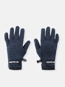 Columbia Women Navy Blue Winter Gloves