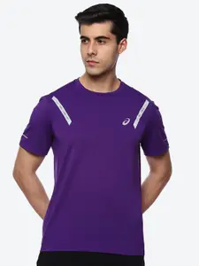 ASICS Lite-Show SS Men Purple Printed T-shirt