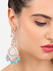 Zaveri Pearls Contemporary Drop Earrings