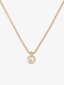 Ted Baker Gold Toned Crystal Studded Pendant